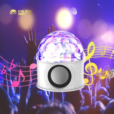 China USB Colorful Blue Wire Bulb Disco Speaker Morden Tooth Ball Light DJ Party Lamp Dance Stage RGB Music Magic Lights for sale