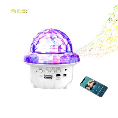 China Rotating Light Bulb Blue Magic Ball Speaker Morden Tooth Disco Bulb Lights USB RGB Music Party DJ Club KTV Decoration Music Light for sale