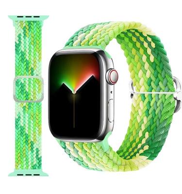 China Double Layer Fabric Nylon Fabric Bands For Apple Watch For Girls for sale