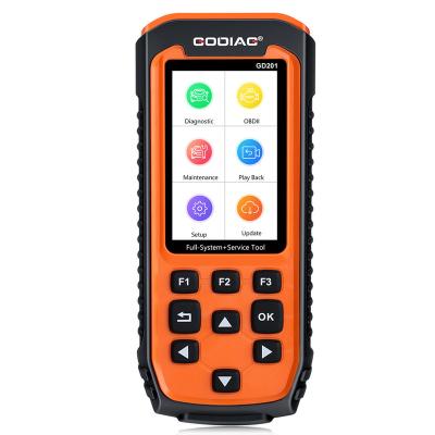 China 70+ Car Brands 2022 Newest Professional OBDII All-Does Full System Diagnostic Tool GODIAG GD201 with 29 Service Reset Functions for sale