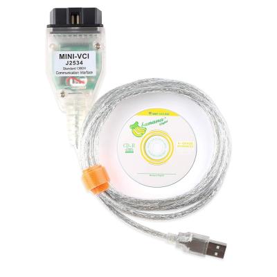 China For Toyota MINI V-CI Latest J2534 OBD2 Interface Diagnostic Cable FOR TOYTA TIS Techstream for sale