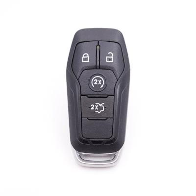 China Replace Car Key Case 4 Button Smart Remote Key Case HU101 FOB No Concave 4 Button For Ford for sale