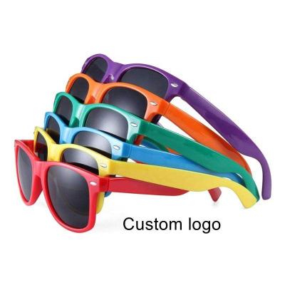 China Square Plastic Factory Logo Cheap Wholesale Sunglasses Custom Made UV400 Fashion Sunglasses for sale