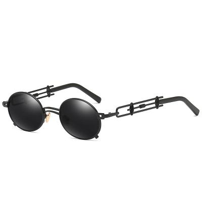 China Vintage Unique Unisex Round Sunglasses Steampunk Retro Fashion Sunglasses Design Sun Glasses for sale