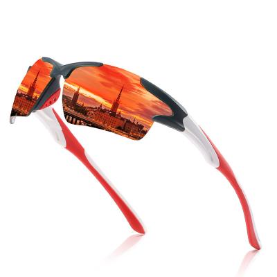 China High Quality Polarized Dustproof Plastic Frame Sports Sunglasses Recycling Sunglasses For Men Outdoor Fishing Sunglasses for sale