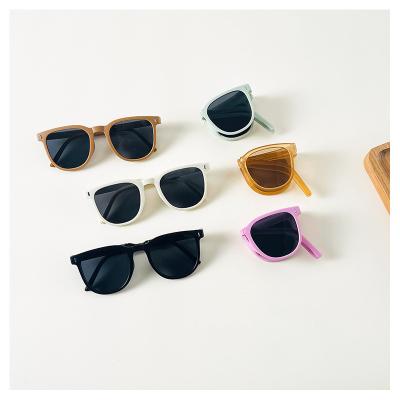 China Square Foldable Sunglasses for Kids Summer UV Protection Glasses Boy and Girl Sunglasses Fashionable for sale