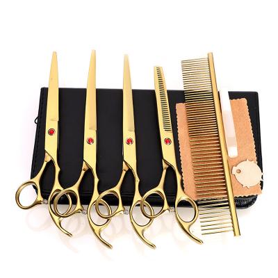 China Sustainable SHIMAMO 7 Inch Grooming Shears Japan 440C dog grooming scissors sets teeth scissors for sale