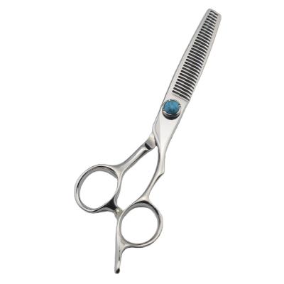 China Thinning Scissors SHIMAMO 6 inch Blue crack professional hair scissors cut hair cutting salon scissor barber thinning shears hairdressing scissors for sale