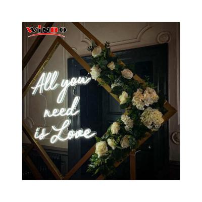 China Professional Made Neon Open Sign Logo Sign Holiday Decoration Neon Sign All You Need Is Love Neon Light for sale