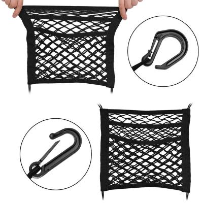 China Nylon Fee Boarding Three Layers Pet Car Safety Fence Mesh Net Universal Portable Auto Travel Protector Front Seat Dog Barrier Safety for sale