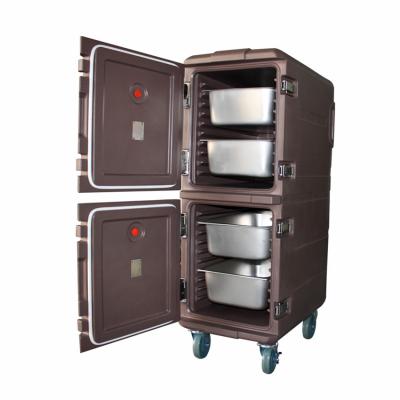 China 165L Hotels Hot And Cold Non Electric Food Transport Carts For Catering for sale