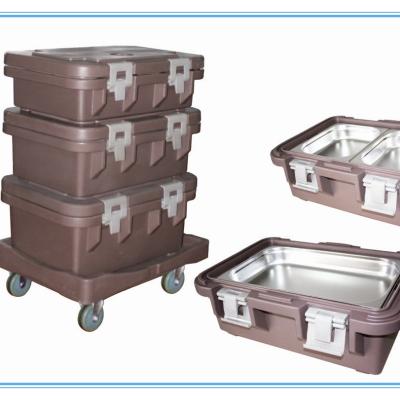 China PE Insulated Food Pan Top Carrier Hot Loader Food Pan In Buffet for sale