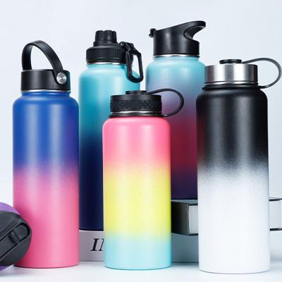 China Hot And Cold Double Leak Proof High Grade Matte Stainless Steel Termos Wall Metal Classic Insulated Water Bottle for sale