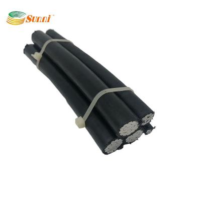 China ABC 11kv Aerial Cable Bundle xlpe Cable ABC Drop Cable Price 6# ASTm ISO9001 for sale