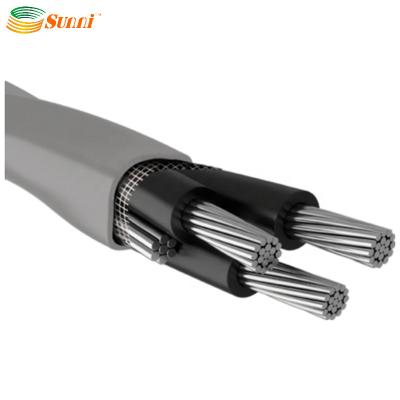 China A.W.G. Size 2 Core Construction Concentric Cable cable length SER SEU Copper Aluminum Conductor UL854 service entrance for sale