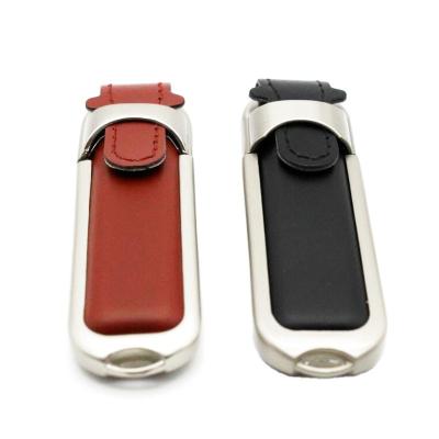 China Leather Flash Memory Stick 4GB 8GB 16GB 32GB 64GB 128GB JASTER USB3.0 USB Flash Drives for sale