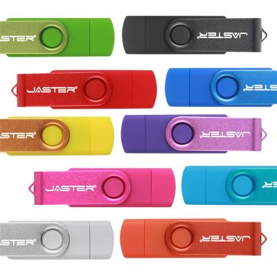 China High quality usb flash drive 4GB 8GB 16GB 32GB 64GB usb3.0 from factory outlet data storage JASTER OTG pendrive for wholesale for sale