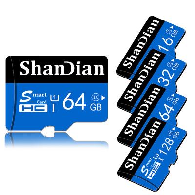 China SHANDIAN MEMORY Plastic SD Card 8GB 16GB 32GB 64GB 128GB C10 TF Ultra Mini High Speed ​​Card For Phone Car GPS Navigation Navi for sale