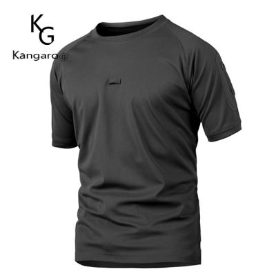 China Viable High Quality Mens Short Sleeve O-Neck Camouflage Military Tactical T-Shirt for sale