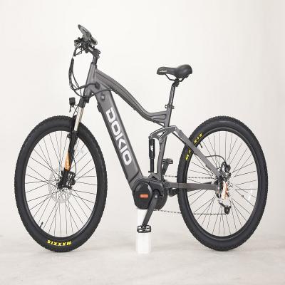 China Standard Electric Bike 48v 1000w 13ah Mountain Bike Electric Bicycle Dokio Four Link Mid Motor for sale