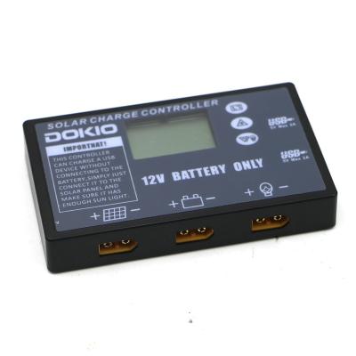 China Charger Controller DOKIO Solar Panel Additional Accessories Flexible Folding Solar Controller USB 10A/20A for sale