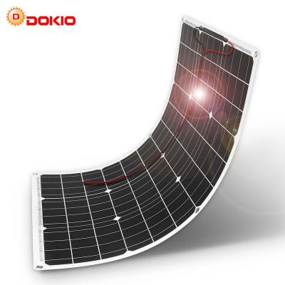 China 80W 18V Flexible Solar Panel For Solar Car Boat Battery Charger Solar Kit 156.75mmx156.75mm for sale