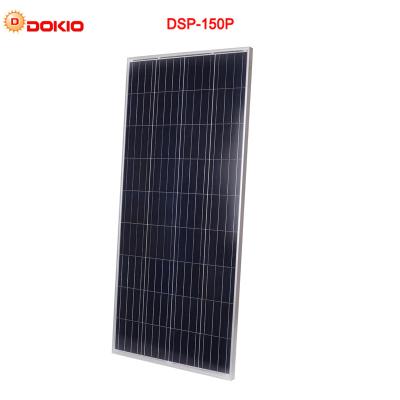 China 150W Polycrystalline Solar Panel Good Quality Solar Module 125mmx125mm for sale