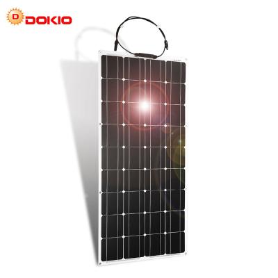 China Solar panel 12v monocrystalline 100w Paneles Solares (l) 1180 x540 flexible mono view (W) mm for sale