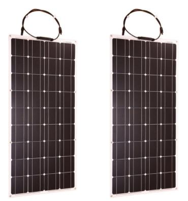 China Marine Camping Caravan Use High Efficiency Cells 100W 12V Mono Semi Flexible Solar Panel (L) 1180 x540 (W) mm for sale