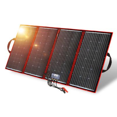 China High efficiency Sunpower conversion portable folding solar panel for camping using battery charging FFSP-200M for sale