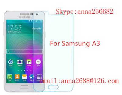 China Samsung A3 glass screen protector for sale