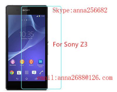 China Sony Z3 glass screen protector for sale