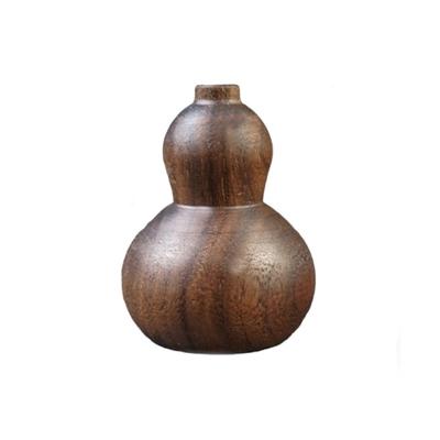 China Other Wholesale Natural  Creative Large Small Ornament Wooden Stand Flower Vase For Table Home Decor for sale