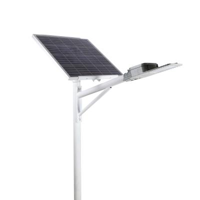 China ROAD street lighting solar panel price 40w all in two outdoor solar street light solar light for sale