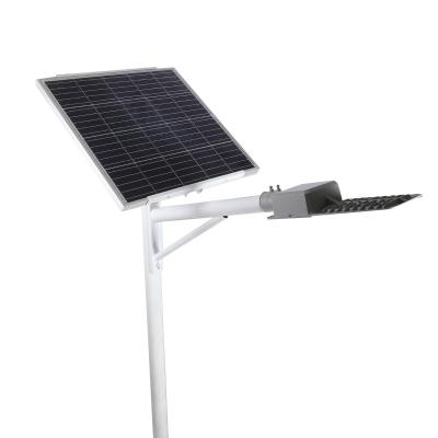 China Lighting Road Separated Solar Street Light Parking Pole 30w All In Two Solar Street Light for sale