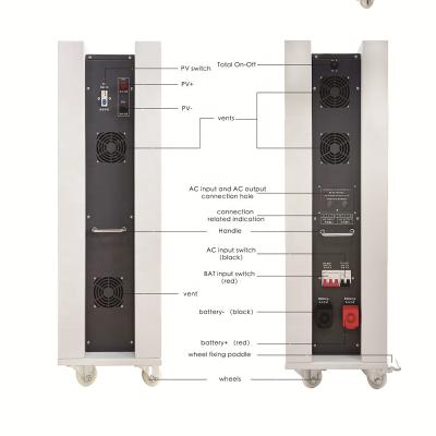 China Slolar Energy System Off Grid Solar System For Home Comercial Inverter Storage Batteries Residential All In One Power Station 10kwh for sale