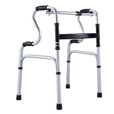 China Lightweight ; high quality collapsible folding portable walker with wheels for disabled for sale