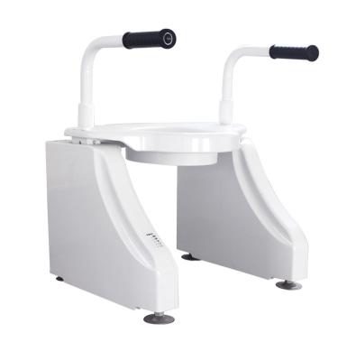 China Smart lift up and down electric toilet lift chair lift tool for older people going to toilet commode set for sale