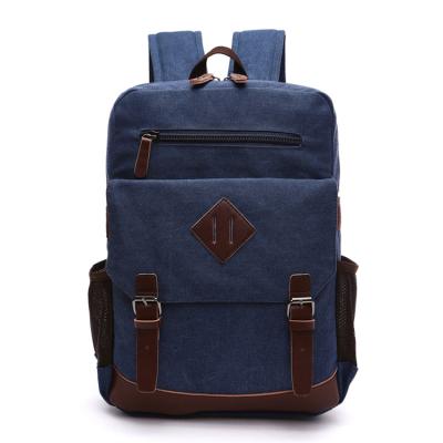 China Anti-theft canvas travel backpack for man large capacity laptop outdoor male backpack sport teen school bag for sale