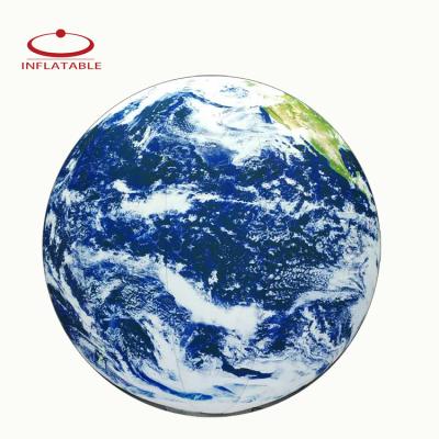 China Earth and Moon LED hot helium air balloon /ball decoration floating in the air for big event for sale