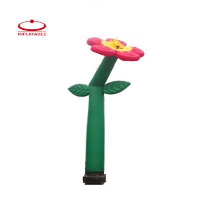 China Tianyili 7001 Inflatable Air Dancer Lovely Pink Flower Shape Inflatable Air Man for sale