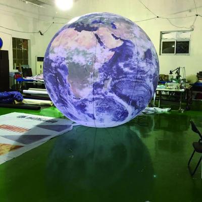 China Inflatable outdoor giant inflatable led lighting moon ball/inflatable decoration for sale for sale