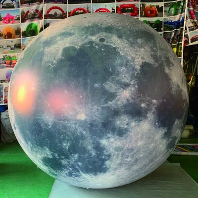 China Earth Globe Inflatable Planet Balloons Balloons For Advertising LED GM01 for sale