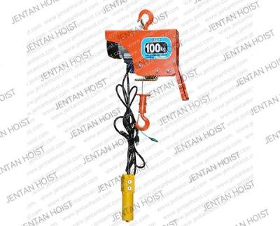 China Custom Heavy Duty Chain Block 1 Ton Electric Wire Rope Hoist 110v-220v for sale