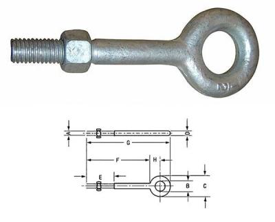 China JTR-BN10 Regular Nut Eye Bolts G-291 for sale