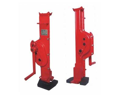 China 5 Ton Mechanical Trolley Jack CRS Plate Adjustable Saddle for sale