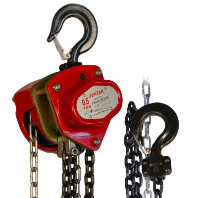 China JTVS 1 Ton Hand Chain Hoist Block Manufacturer for sale