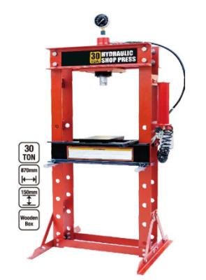 China 50 ton Hydraulic Shop Press fpr Lifting Red Color for sale