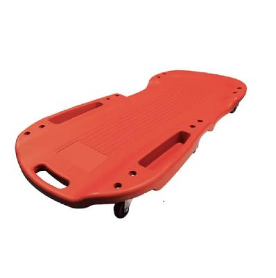 China Red Color Foldable Creeper Car Mechanics Padded Creeper Trolley Seat Car Creeper Bed for sale