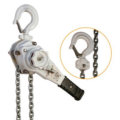 China Corrosion Resistant Lever Hoist With Active Double Pawl Brake System Chain Hoist Pulley Block for sale